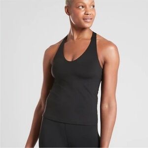 Athleta Ascent Support Tank Top Black | Size Small | PowerPace Fabric